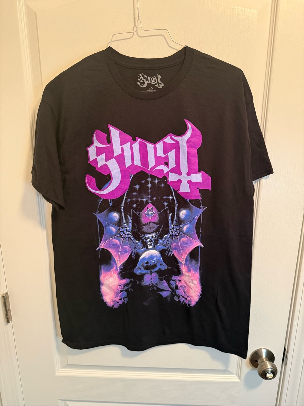 Ghost Exclusive Black T-Shirt from Skeleta Deluxe Album Purchase Only - Size L